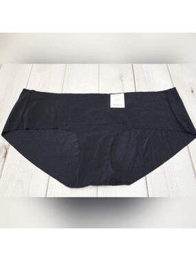 Auden Hipster Invisible Edge Black Underwear Large (12/14) - New With Tags